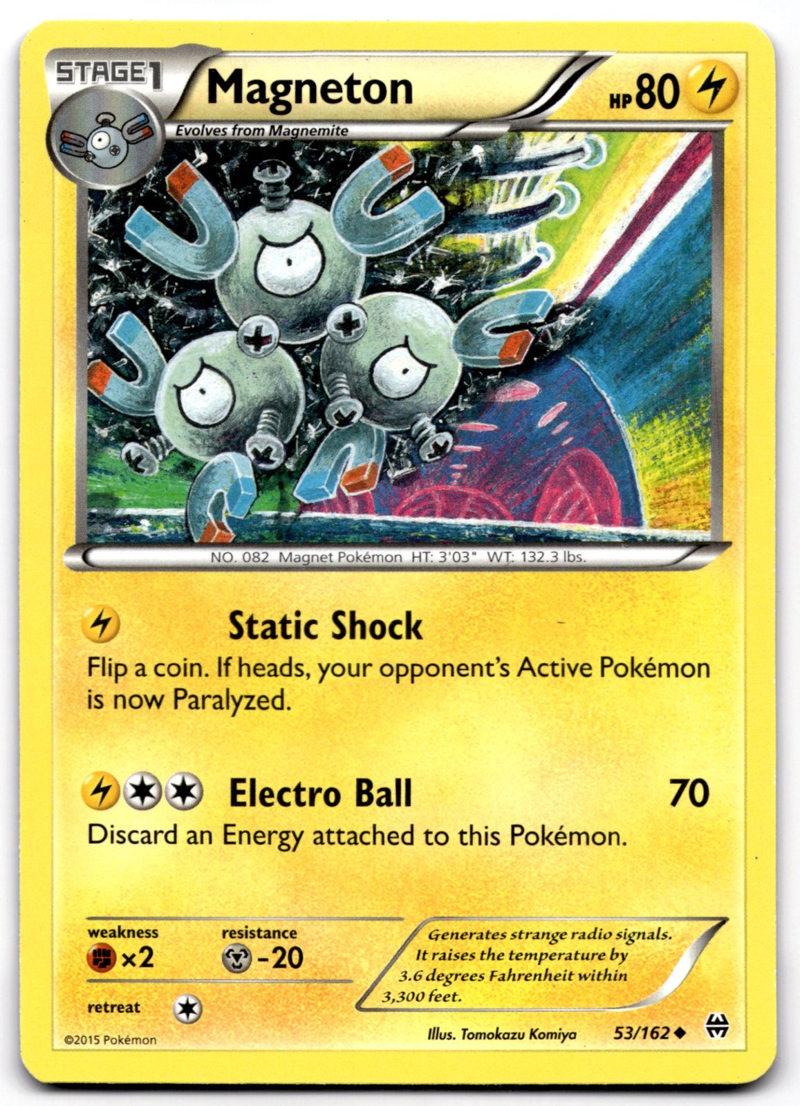 Magneton 53/162 - Pokemon XY - BREAKthrough - LP