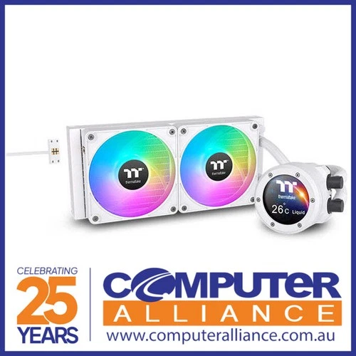 Thermaltake TH240 V2 Ultra EX ARGB Magnetic Connect Liquid Cooler with LCD Displ