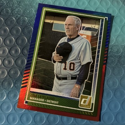 2025 Donruss Red & Blue FOIL Jim Leyland #63 TIGERS