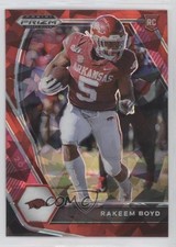 2021 Panini Prizm Draft Picks Red Ice Prizm Rakeem Boyd #152 0x4v