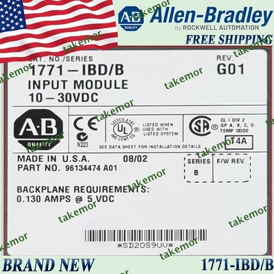 Brand New 1771-IBD/B Digital Input Module Free Ship US Same Day AB High Quality