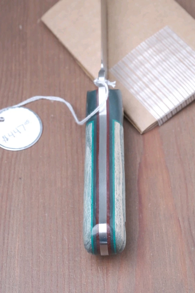 Cuchillo Busse Combat Custom Shop - Acero INFI y mango Micarta/Madera - Pasadores de mosaico Foto 4 de 4