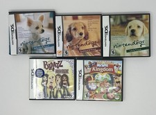 Lot Of Case Only - NO GAMES Nintendo DS My Sims Kingdom, Nintendogs, Bratz