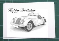 Morgan 4/4 Birthday Card. Personalise for any occasion. 210 x 140mm 8?x 6?.