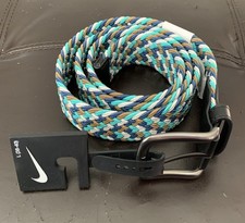NWT Nike Stretch Web Golf Belt Mens Size Large 38-40 Multi Colored STRETCHY H5
