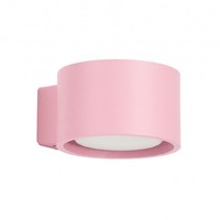 Wandlampe Flur Aluminium Rosa GX53 Wohnzimmer B:10 Cm Wandleuchte Schlafzimmer
