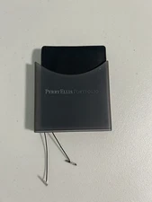 Perry Ellis Portfolio Fold Wallet Leather Black