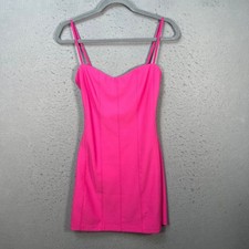 Abercrombie & Fitch Small Pink Sleeveless Mini Dress Open Back & Strappy Detail