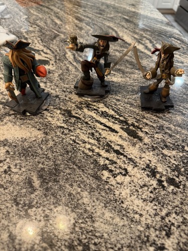 Disney Infinity Pirates Of The Caribbean Jack Sparrow 3 Figure Game ...