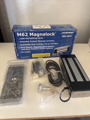 Securitron M62 Magnalock  Weather Resistant 1200Lbs Hold Force Dirmount 12/24VDC