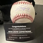 Pete Crow-Armstrong Autographed Baseball Fanatics Authentic Original