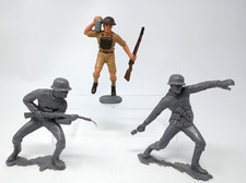 Lot of 3 Marx 6" Soldiers, German and British Charles Brown