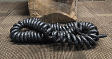 Coiled Cable 6ft. SOOW CSA 90C 600V E216078 14 AWG 4 Conductor, Black