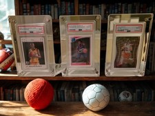 PSA Slab Display Case   UV Acrylic Stand for Graded Cards 35pt 