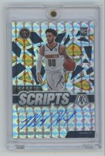 2020-21 Panini Mosaic Rookie Scripts Markus Howard Rookie Auto Denver Nuggets