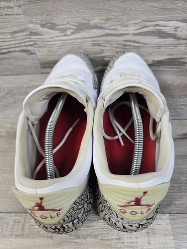 Nike Jordan ADG White Cement Herren Größe 11,5 Golfschuhe ohne Spikes AR7995-100 - Bild 9 von 13