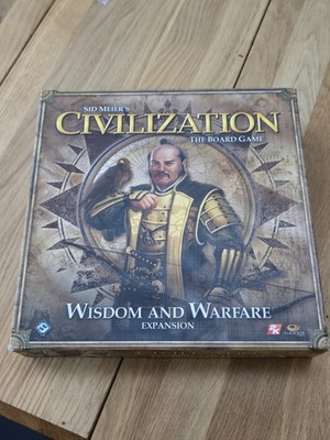 FFG Brettspiel Sid Meier's Civilization - Weisheit und Kriegsführung Erweiterung komplett