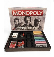 2017 Monopoly Game The Walking Dead AMC Limited Edition Complete