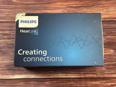Philips Hearlink TVA3 TV Adapter HEA6002 2.4GHz Hearing Aid Streamer Complete
