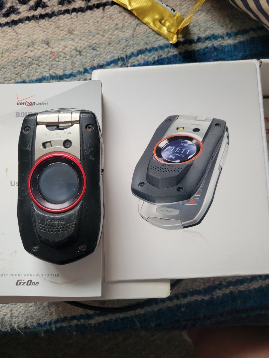 Casio G'Zone Boulder - 256 MB - Black Silver (Verizon) for sale