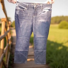 Women s Faded Glory Straight Jeans Size 18 A Stretchy