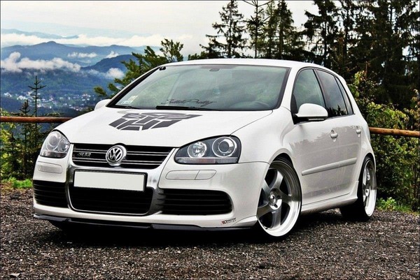 Maxton Design Frontlippe Passend FüR VW Golf 5 R32 Cupra Schwarz Hochglanz-image