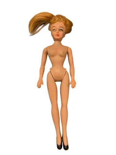 New Listing7 1/2" Marked Japan Cragstan Liza Clone Barbie Bild Lili Doll~1960's~Redhead~TLC