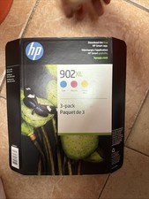 Genuine HP 902XL Cyan Magenta Yellow 3PK Ink Cartridges T0A41BN Exp 2026