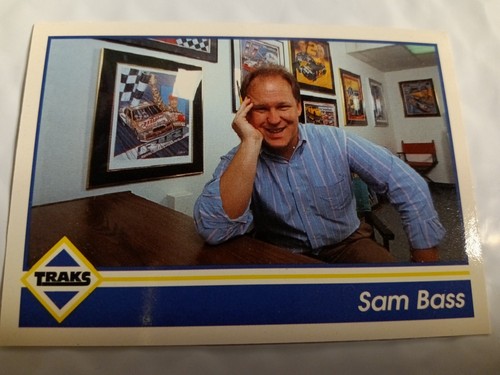 * Sam Bass 1992 Traks Racing Trading Card #13 - Foto 9 di 10