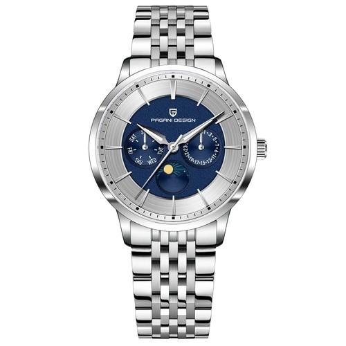 Men's Quartz Multifunction Watches VX3HA Movement Sapphire Glass 100M Waterproof - 第 1/18 張圖片