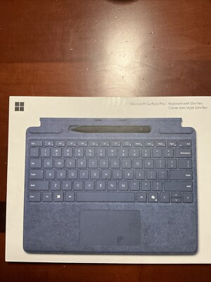Microsoft Surface Pro Keyboard with Slim Pen - Sapphire      Brand New Sealed