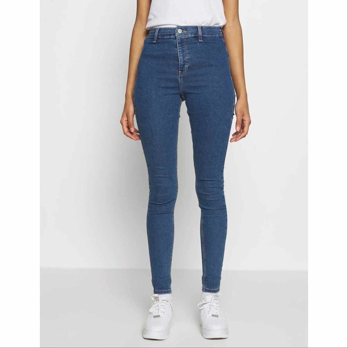 Jeans Blancs Joni Topshop Femme - Occasion Très Bon état