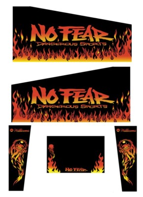 Sticker no fear 5 - Adhésif 3M Pro / Oracal - GTStickers