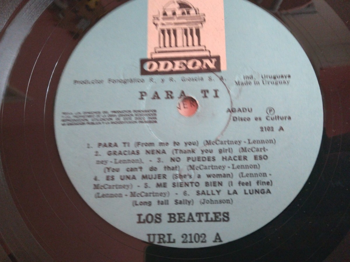 original album of THE BEATLES MADE IN URUGUAY | eBay 