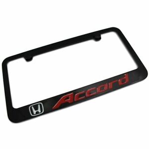 Elite Automotive Products Inc Chrome Engraved License Plate Frame for Honda Accord 