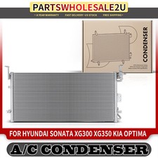 New AC Condenser w/ Bracket for Hyundai Sonata 1999-2002 Kia Optima 2001-2003