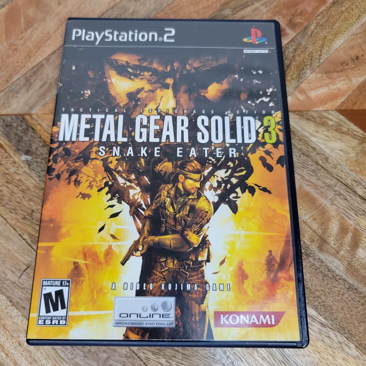 Metal Gear Solid 3 Snake Eater jogo playstation ps2