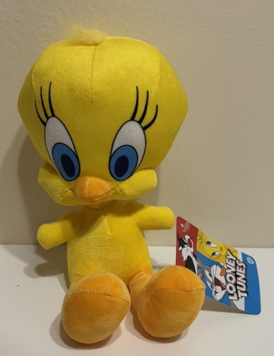 Looney Tunes Tweety Bird Plush 7" Yellow Chick Official Stuffed Toy Cute NWT