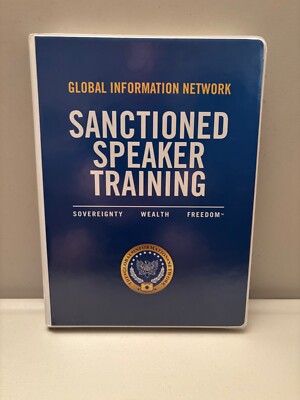 Sanctioned Speaker Training 14 DVDs, 4 CDs - Global Information Network