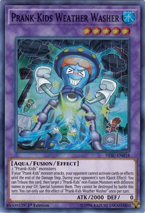 Prank-Kids Weather Washer - HISU-EN018 - Super Rare - 1st Edition x3 - Near Mint