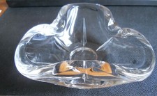 CENDRIER VERRE CRISTAL ? VAL SAINT LAMBERT 