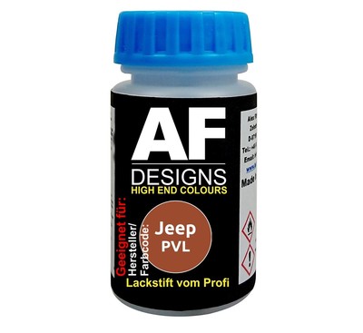 Lackstift für Jeep PVL Amber Fire Perl schnelltrocknend Tupflack Autolack
