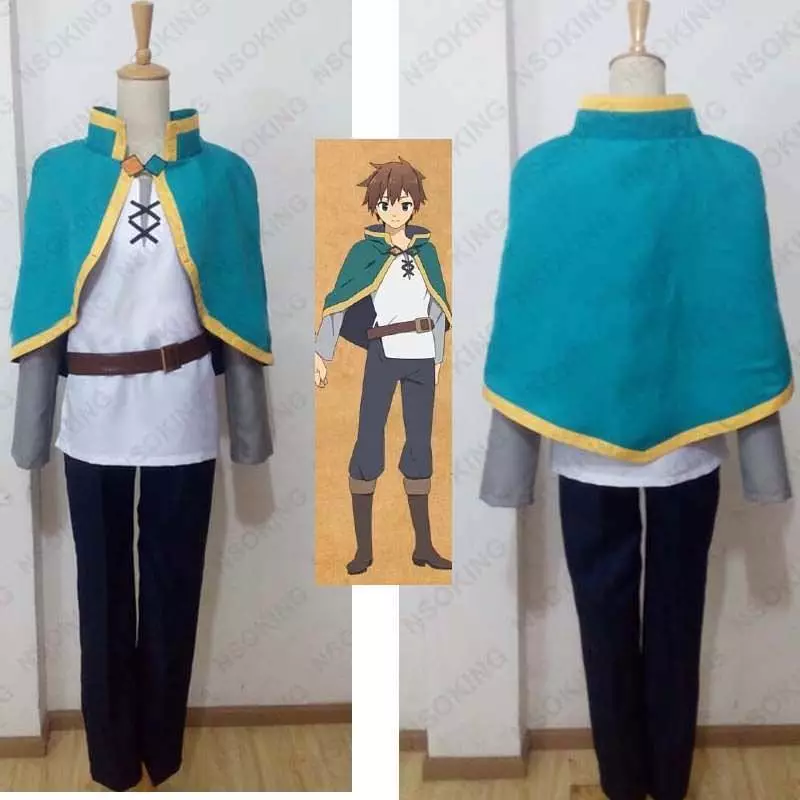 Custom Kazuma Cosplay Costume from Kono Subarashii Sekai ni