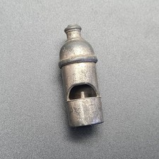 Small Antique Silver Plated Whistle