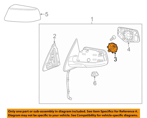 GM OEM-Mirror Motor 22976566