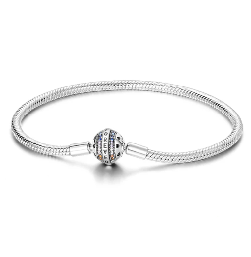 PANDORA 19cm Mesh Bracelet - Silver (596543-19) for sale online | eBay 