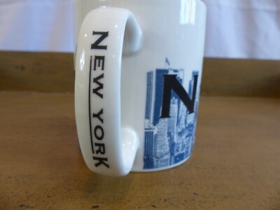 4 oz ceramic coffee cups Scs Mug Navy X White 110ml Kinto