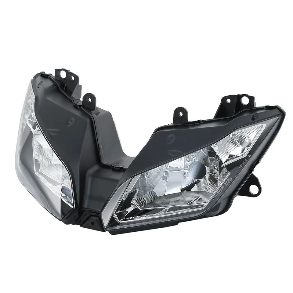 Conjunto de faros delanteros aptos para Kawasaki Ninja 300 EX300 2013-2017 Foto 2 de 4