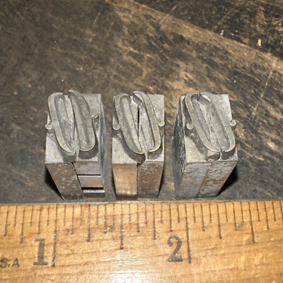 6 Ornamental Printing Blocks Dingbats  ( Parenthesis ) ??