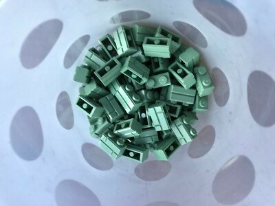 §s§ LEGO- NEW #98283 1 x 2 SAND GREEN MASONRY BRICKS- 10 PIECES | eBay